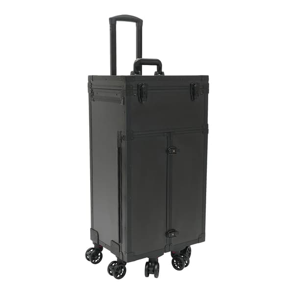 Makeupväska, Hög kapacitet, Bärbar design,svart