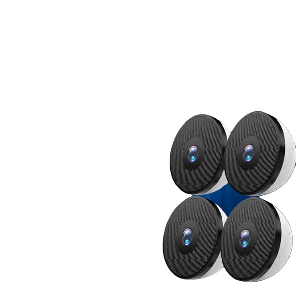 Säkerhetskamera, 2K Ultra HD, Dual Band Wi-Fi,4PCS