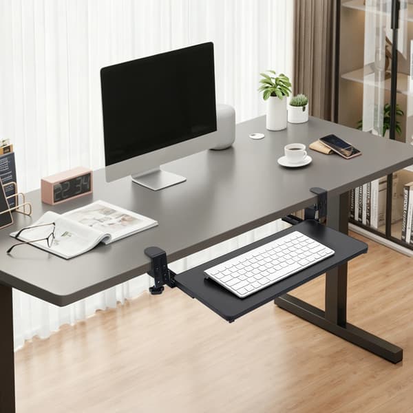Tastaturbakke, Robust Design, Ergonomisk Utrækningsmekanisme,sort