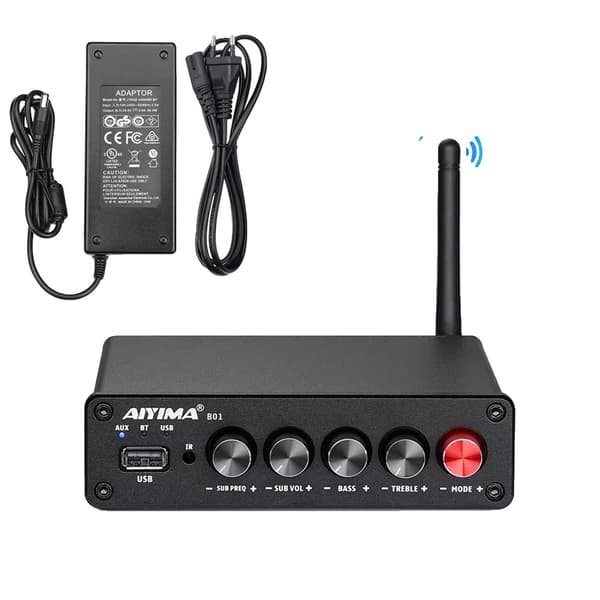 Effektforstærker, 2.1 Kanal, Bluetooth-forbindelse,B01 24V 4A EU