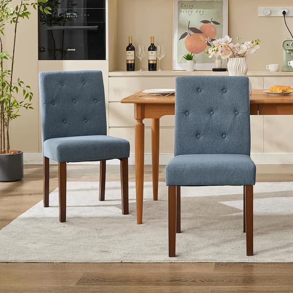 Matstol, Vadderad Komfort, Elegant Design, blå
