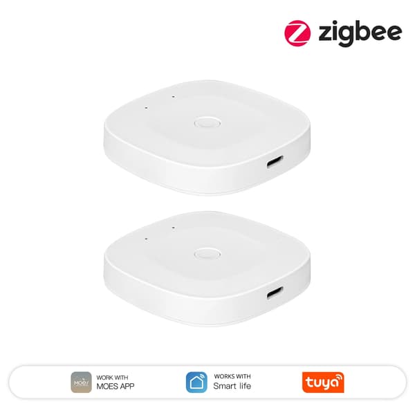 Gateway Hub, Smart Länkning, Typ-C Anslutning,ZigBee 2 PCS
