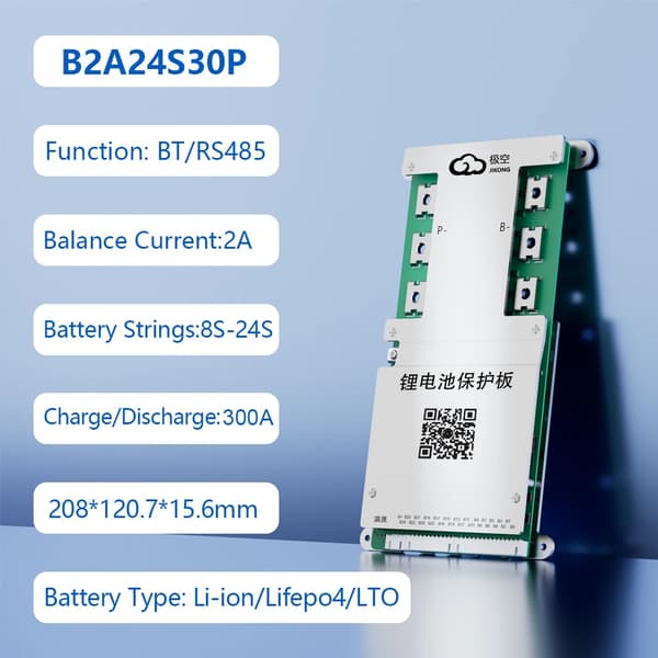 Lithium Batteristyringssystem, Aktiv Balance, Smart Bluetooth Forbindelse,JK-B2A24S30P
