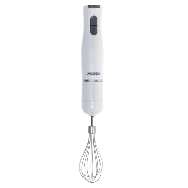 Håndblender, rustfrit stål blade, 2 hastighedsindstillinger,HVID
