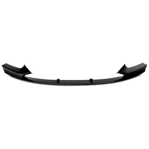 Front Bumper Splitter Lip, Holdbart ABS Materiale, Nem Installation,Glansende Sort