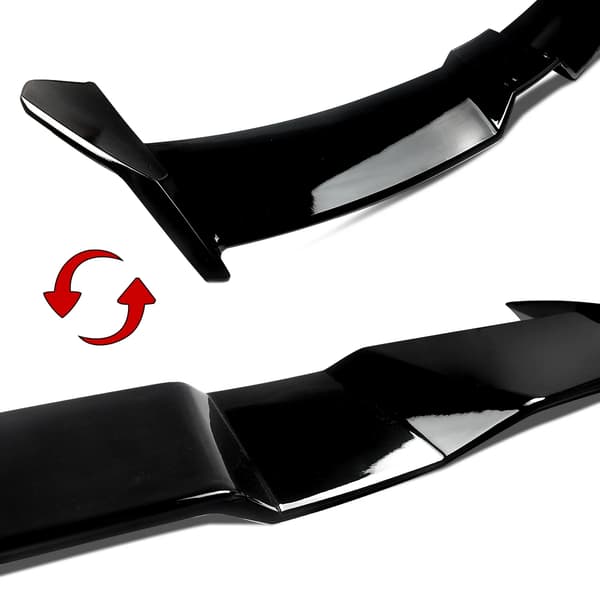 Bagagerumslipspoiler, Andefjerdedesign, Nem installation,Glans Sort