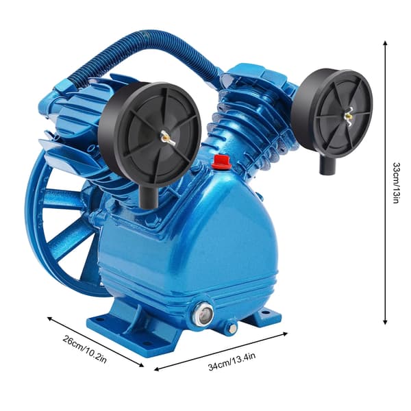 Luftkompressor Pump, 3HK, Låg Bullernivå,Blå
