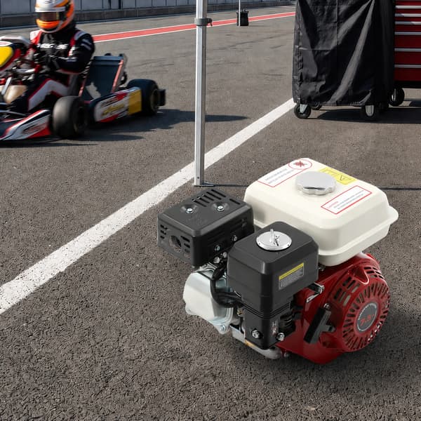 Motor, 4-takts, 7,5 HK,Rød og Sort