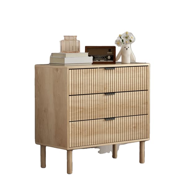 Kommode, Nordisk Stil, Store Opbevaringsskuffer,Eg
