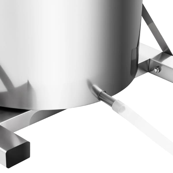 Frugtvinspresse, Rustfrit Stål, Hydraulisk System,Sølv