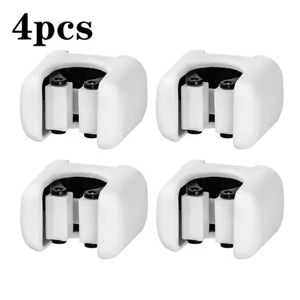 Väggmonterad moppklämma, installations utan borrning, stark klämkraft,4PCS