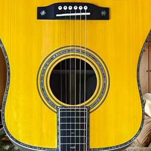 Gitarr, HPL Greppbräda, Picea Asperata Kropp,GUL