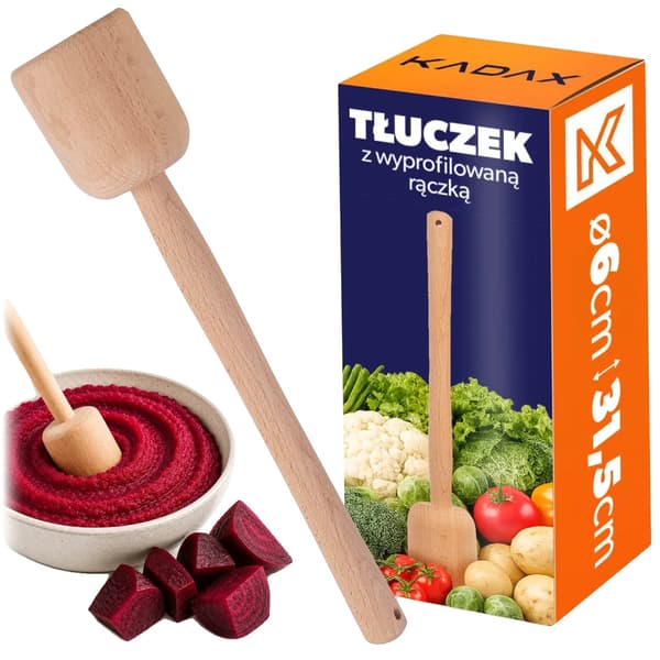 Mortel, Ergonomisk Design, Mångsidigt Kökverktyg,Brun