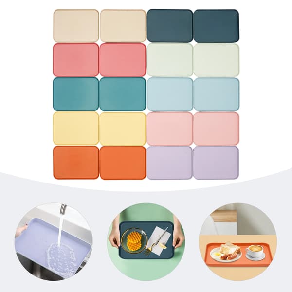 Återanvändbara Matbrickor, Miljövänligt Material, Stapelbar Design,20pcs