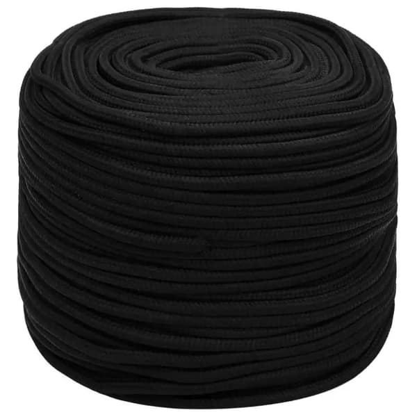 Arbetsrep, Polyester Material, Lämplig för Utomhusbruk,svart