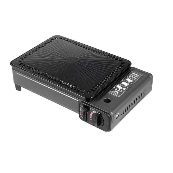 Campinggrill, Bärbar Design, Effektiv Värmekontroll,svart
