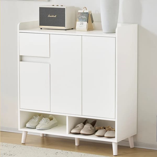 Skænk, Multi-Compartment Design, Moderne Æstetik,hvid 2
