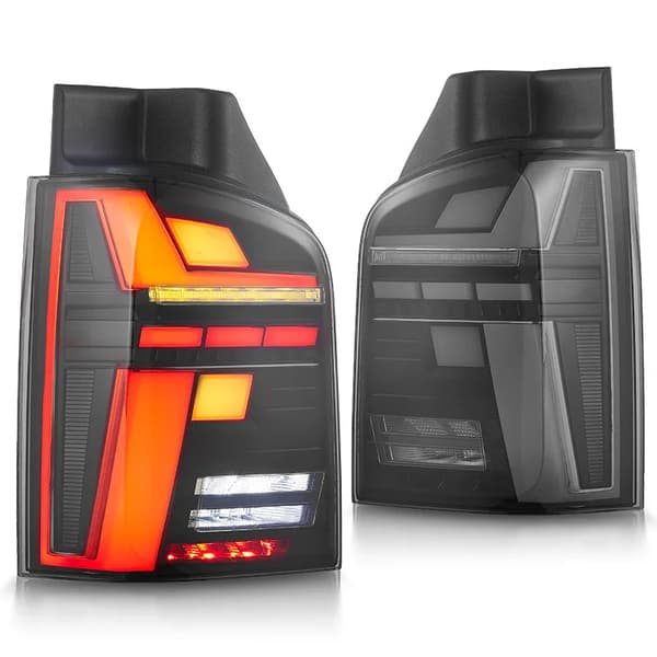 Baglygtesamling, LED-teknologi, dynamiske blinklys,2PCS Røg