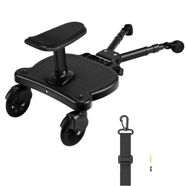 Kompakt bord, justerbart design, alsidig stå- og siddefunktion,sort