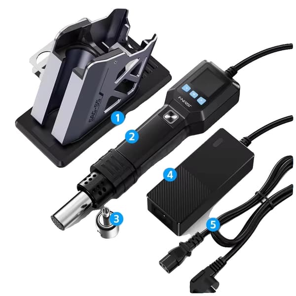 Hettluftspistoler, Justerbara Temperaturinställningar, Ergonomisk Design,SAG-55 Pro Set-EU