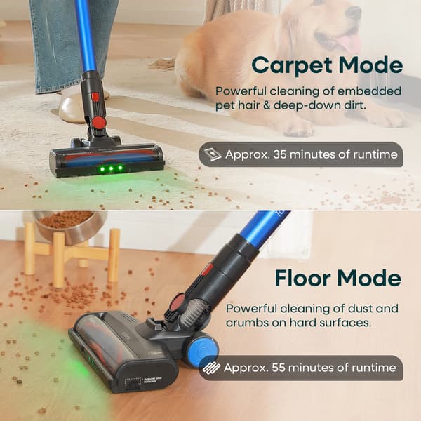 Sladdlös Dammsugare, Hög Sugkraft, Ergonomisk Design,EV2, EU