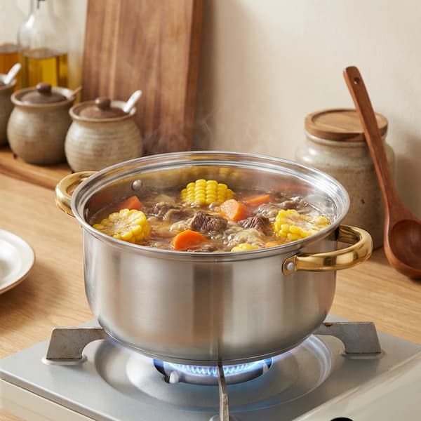 Køkkengrej Sæt, Rustfrit Stål, Nonstick Design,6-delt sæt