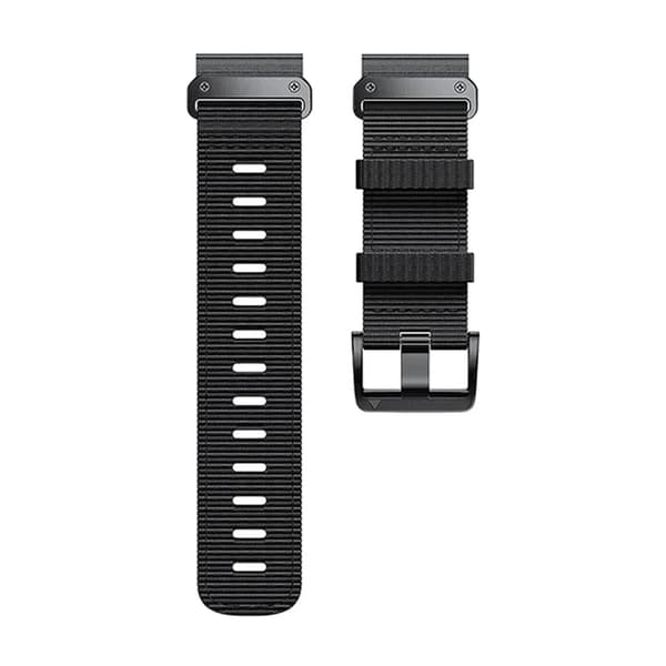 Urremme, Nylonmateriale, Kompatibel med Garmin-modeller,1PCS QuickFit 26mm-b, sort