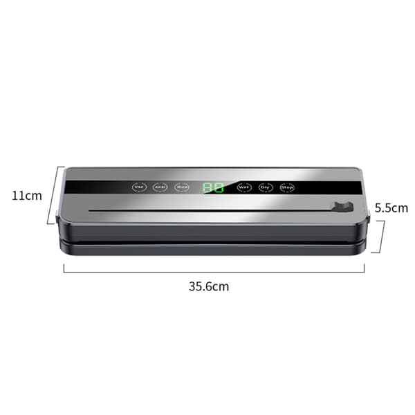 Vakuumförpackare, Högtryckssug, Mångsidiga Förseglingsalternativ,120W(A)