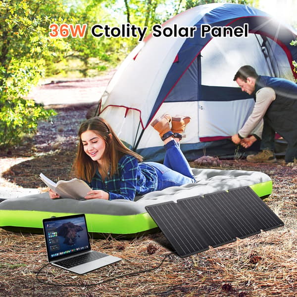 Solpanel, Bärbar Design, Dubbla Laddningsportar, SPC36 36W