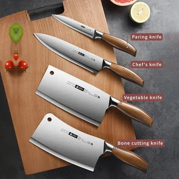 Skärkniv, Rostfritt Stål, Miljövänlig Design,6 bitars set