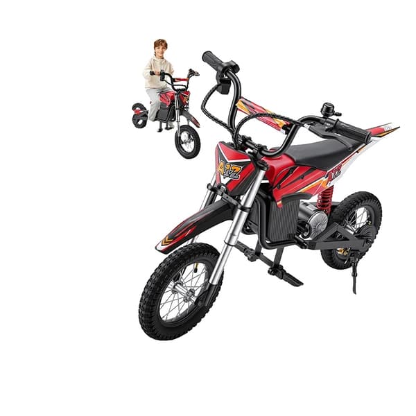 Barn E-Moto Leksak, Säkra Material, Pålitligt Bromssystem,Röd