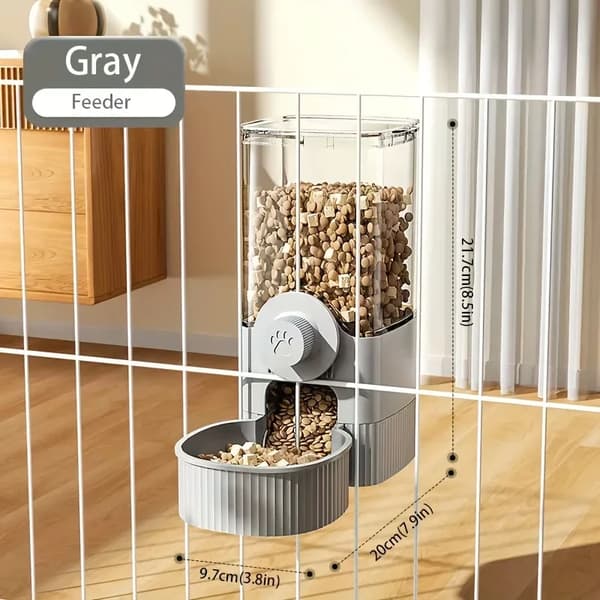 Automatisk Djurfoderautomat, Gravitation Design, Lätt att Rengöra,1200ML