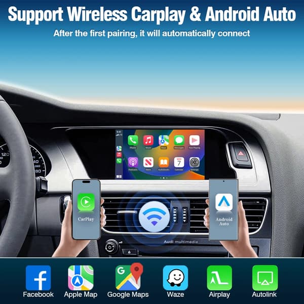 CarPlay-grænseflade, smartphone-forbindelse, forbedret lydkvalitet,For mmi 3g