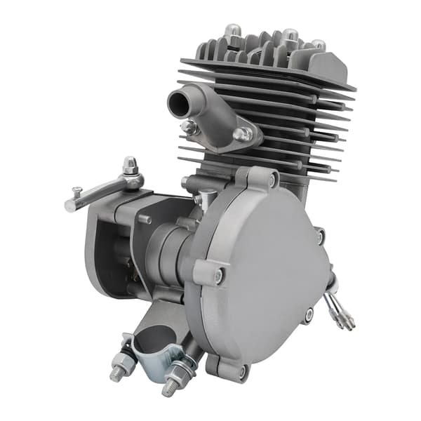 Cykelmotor Kit, 80CC Slagvolym, 2-Takts Prestanda,Silver