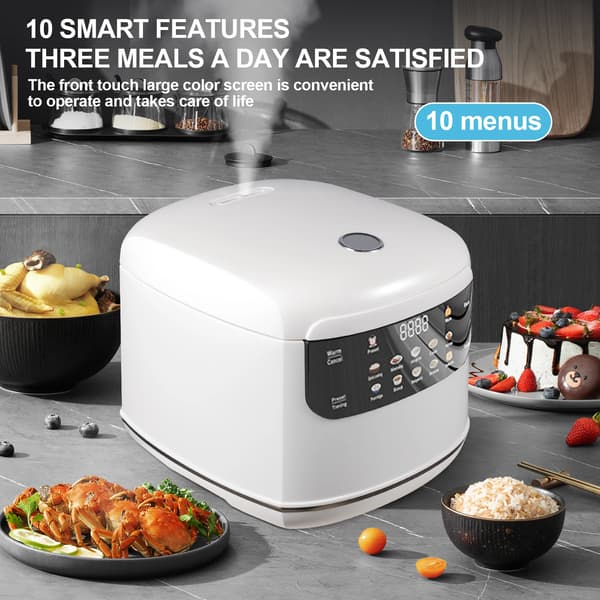Ris Cooker, Kompakt Størrelse, Dampkurv,2L