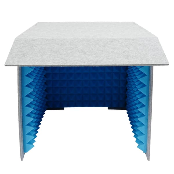 Lydisolerende Skjold, Foldbart Design, Effektiv Støjreduktion,Blå