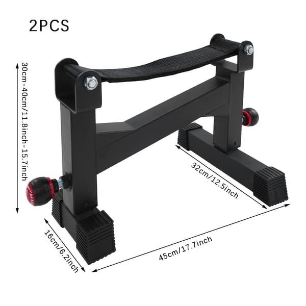 Marklyft Jack Ställ, Tungt Rack för Styrketräning, Hemmagym Setup,svart