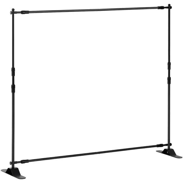 Bannerstand, Justerbar Display, Letvægtsdesign,sort