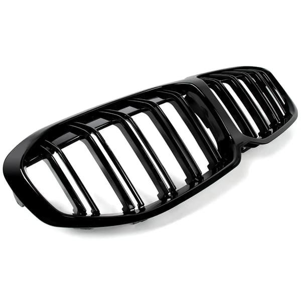 Frontbumpergrill, ABS-plast, direkte erstatning,glans sort