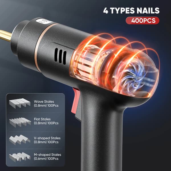 Plastsvetsare, Sladdlös Design, 5000mAh Batteri,A