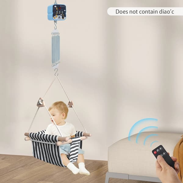 Babyswingkontroll, Fjärrkontroll, Lätta vibrationer,Blå
