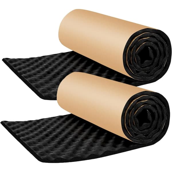 Ljuddämpande matta, självhäftande, ljudisolering,2pcs
