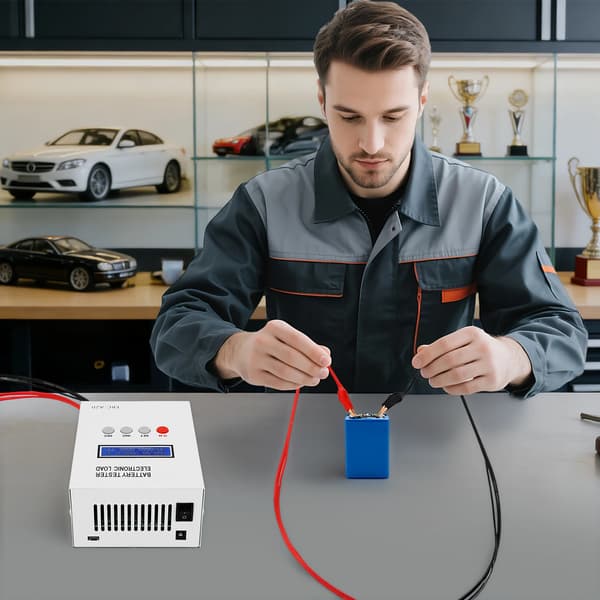 Batterikapacitetstestare, 85W Effekt, Precisiondiagnostik,Off White