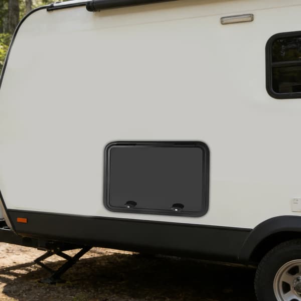 RV Lastdörr, 30"x24" Dimensioner, Aluminiumlegering Material, Rektangulär Form, 6.8 lbs Vikt, Modern Stil