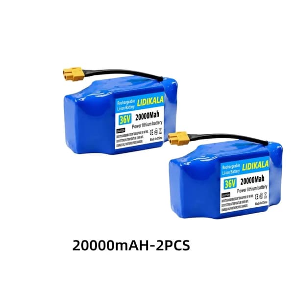 Litiumjonbatteripack, 20000mAh kapacitet, Smart BMS-skydd,20000mAH-2PCS