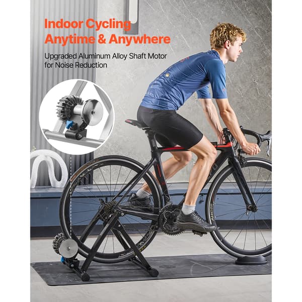 Cykeltræner, Progressiv Modstand, Kompakt Design,Sort