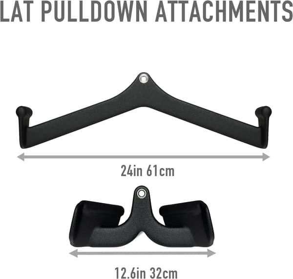 Lat Pulldown Bar, Tungt Stål, Halkfri Gummigrepp,BT024