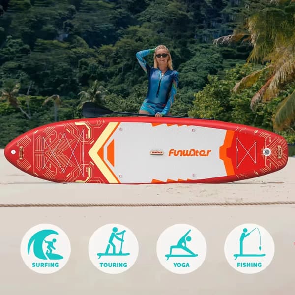 Stand Up Paddle Board, Antigliddesign, Maximal belastning 165 kg,SUPFW50C