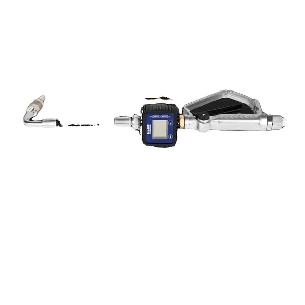 Olie målepistol, LCD-display, høj præcision,sølv