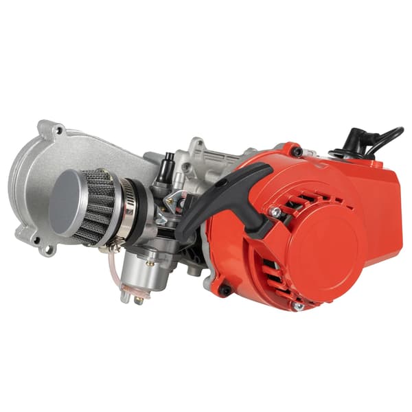 ATV-motor, 49CC, luftkylsystem,Röd